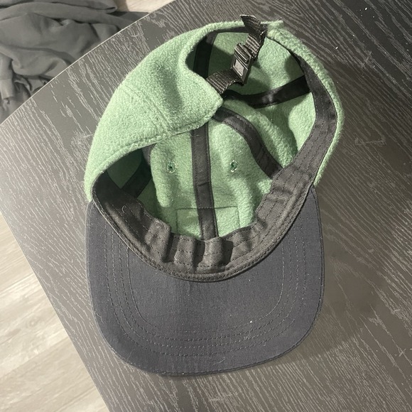Vintage 90s Tommy Hilfiger Green Fleece Strap Back Hat - Picture 7 of 9